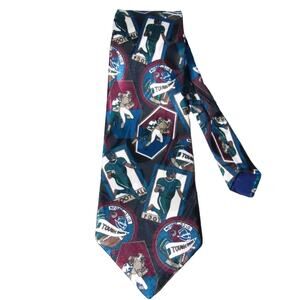 Corner Stone Men's FOOTBALL NECKTIE Players Helmet Sports Novelty Green Burgundy